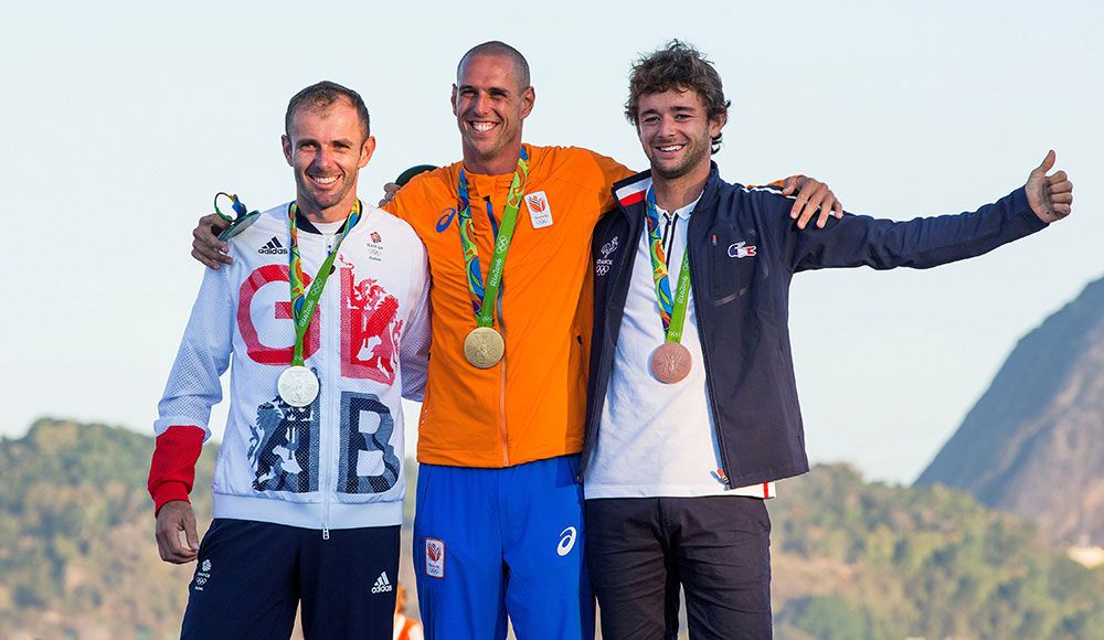 Nick Dempsey silver medal 2016 Rio Olympics. Photo David Branigan