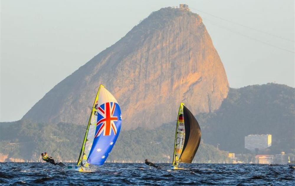 Olympic sailing on Rio's Guanabara Bay