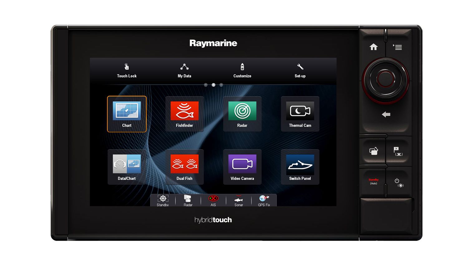 Raymarine eS series: hybrid touch