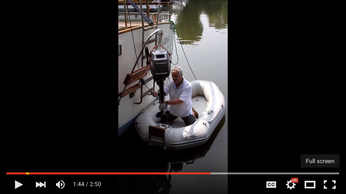 Easy Lift outboard hoist – new products at Southampton