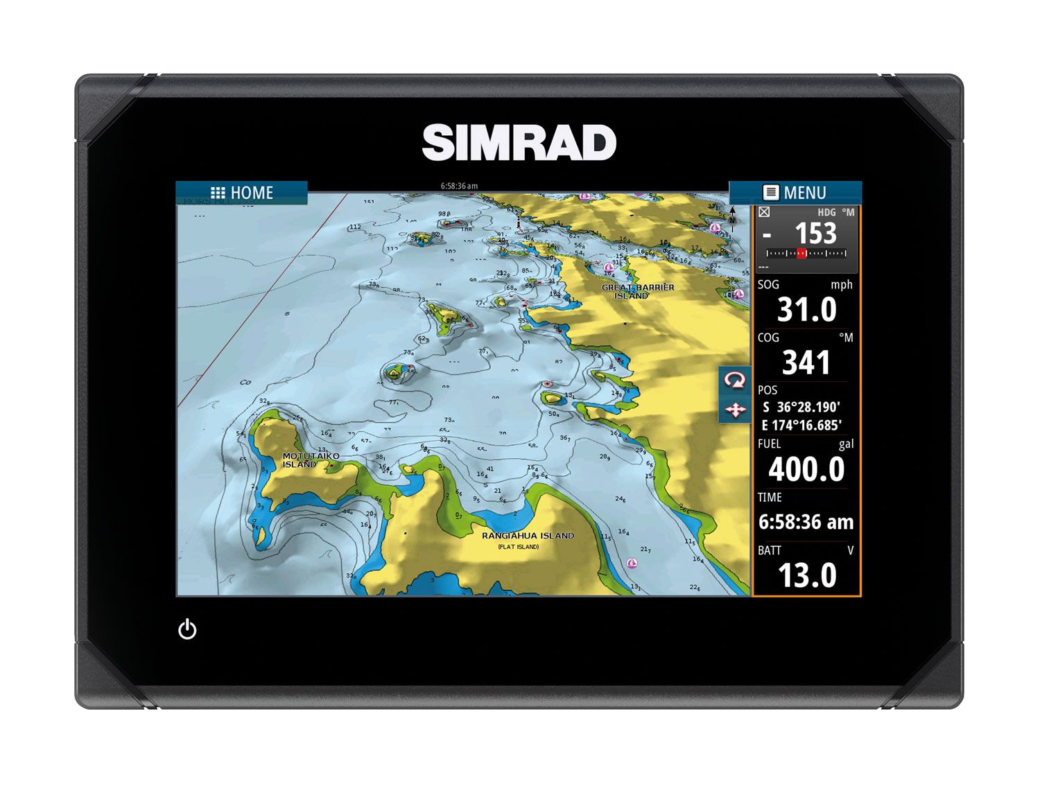 Simrad Go7: consumer chartplotter system