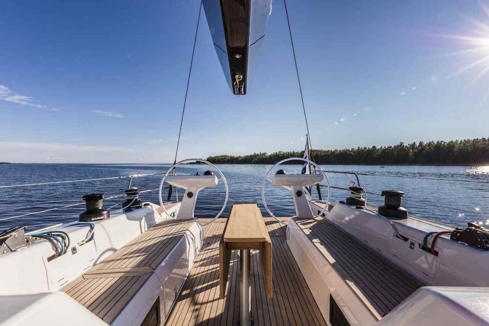 Swan 54 cockpit
