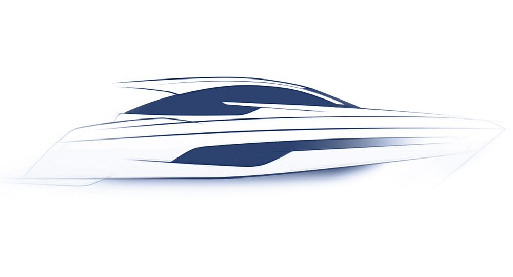 Fairline Targa 43 Open artist impression