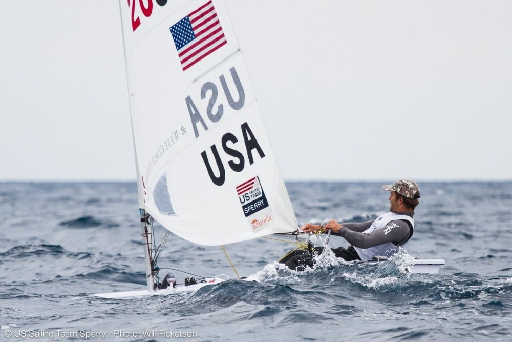 US Olympic sailing: Laser class - Charlie Buckingham