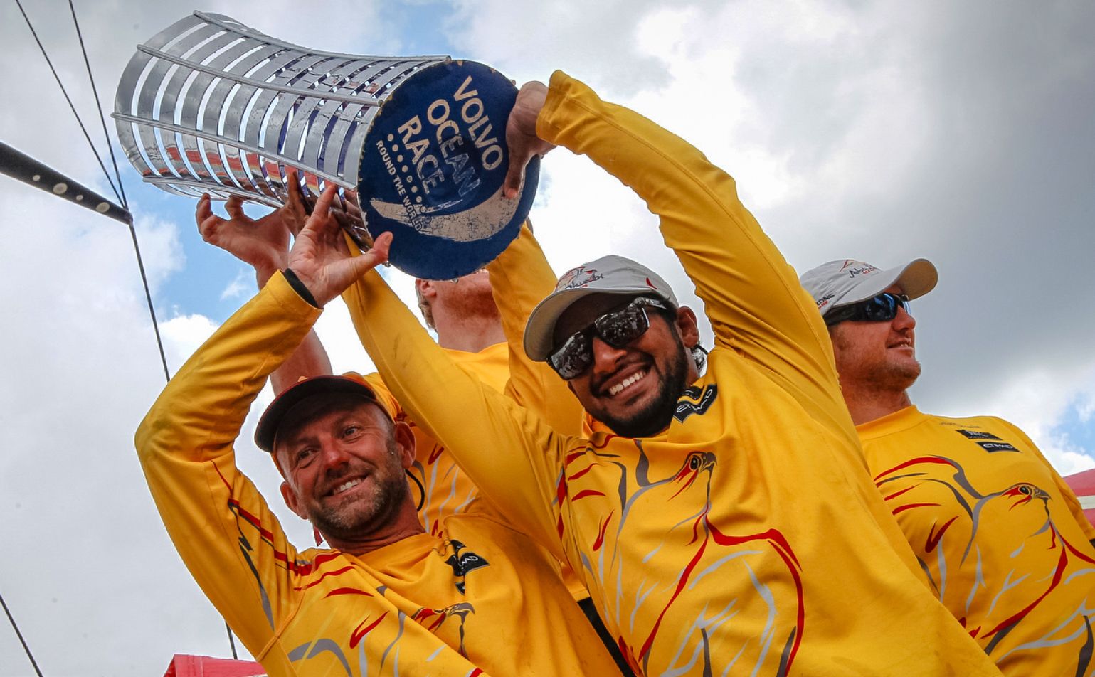 Ian Walker and Abu Dhabi win the Volvo Ocean Race 2014-15