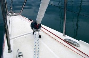 Seascape 27 offers smaller headsail option on forestay furler Seascape 27 furler
