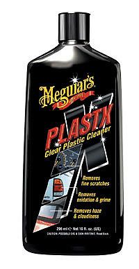 Made with conditioning oils and water-resistant polymers, Plastx provides long-lasting protection for all hard plastic or plexiglass surfaces.