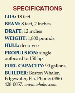 Boston Whaler Outrage 18 specifications