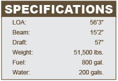 Carver 54 Voyager specifications