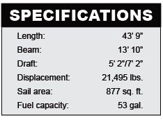 Jeanneau Sun Odyssey 44 Deck Salon specifications