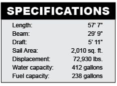 Moorings 5800 specifications