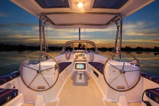 hunter 40 cockpit