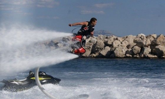 flyboard jet in air