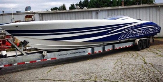 This 52-footer is the first V-bottom to be outfitted with Mercury Racing 1650 Race engines.