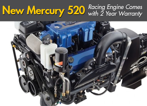 New Mercury 520 Racing Engine Boasts Two-Year Warranty