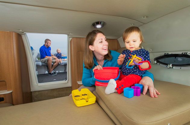 Rinker cabin boat