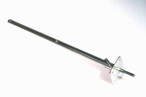 This lifeline stanchion has a tubular fitting to which a vent hose can be attached belowdecks.