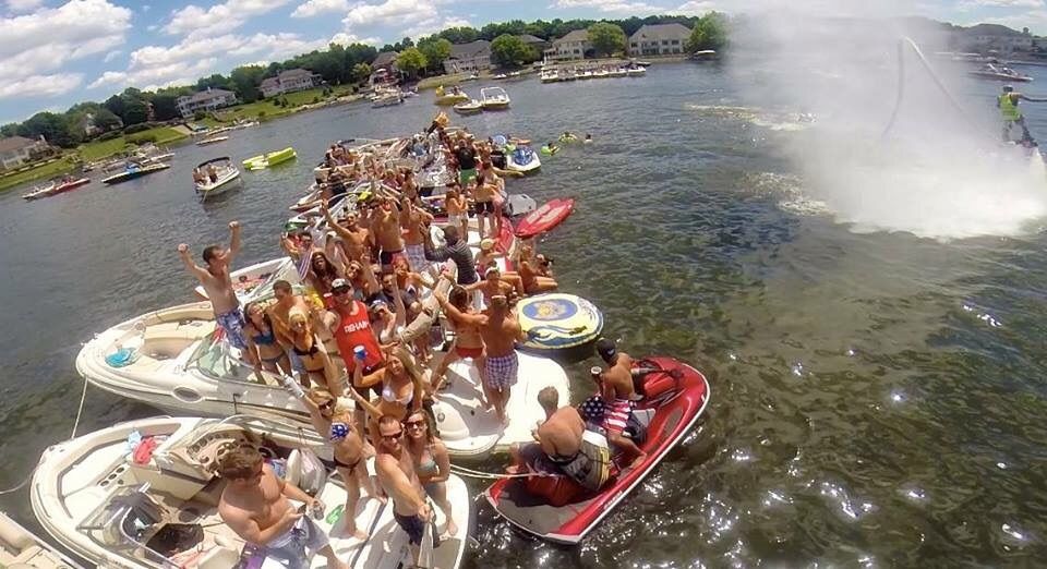 Megan boat selfie