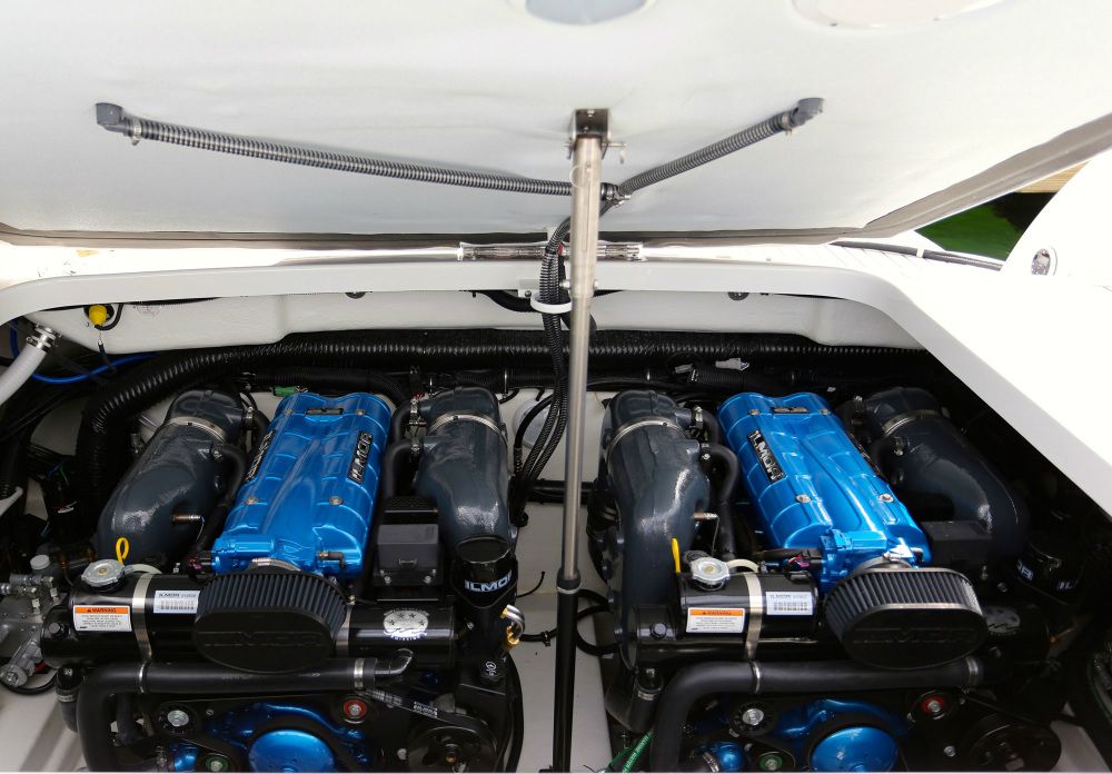 The 6.2L engines were packaged with performance-oriented aesthetics such as supercharger-styled plenum covers.