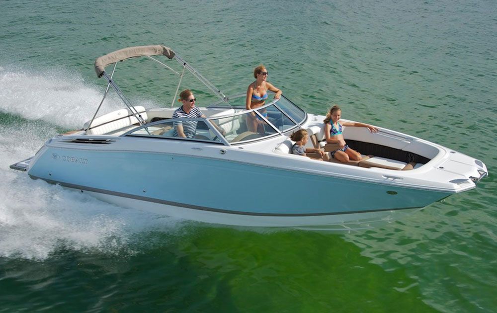 It may look a little different than the average bowrider, but that’s part of what makes the Cobalt 26SD special.