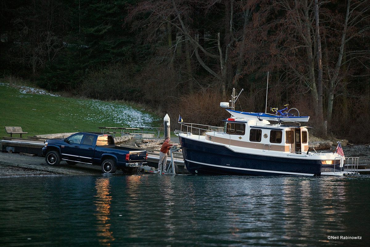 Owning a boat is one thing, but trailering it is an entirely different story. No worries—our Trailering Guide will help you cover all the bases. Photo by Neil Rabinowitz.