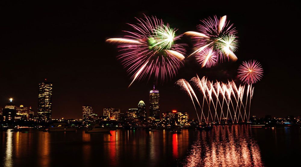 What better place to celebrate independence than from the Historic Boston Harbor? Photo courtesy of Boston Chamber of Commerce