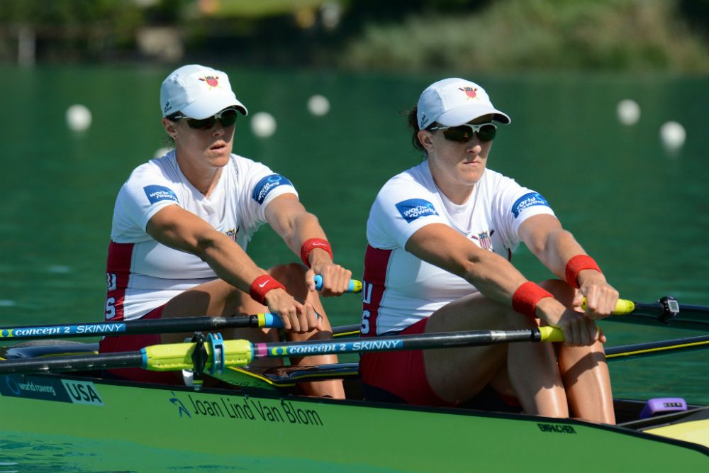Ellen Tomek and Meghan O'Leary will be representing the U.S. in Women's Double Sculls in Rio.