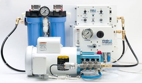 Modern watermakers like this Water Makers ISL-200 are relatively compact (in this case, 28” x 18” x 16”) and can greatly enhance extended living aboard.