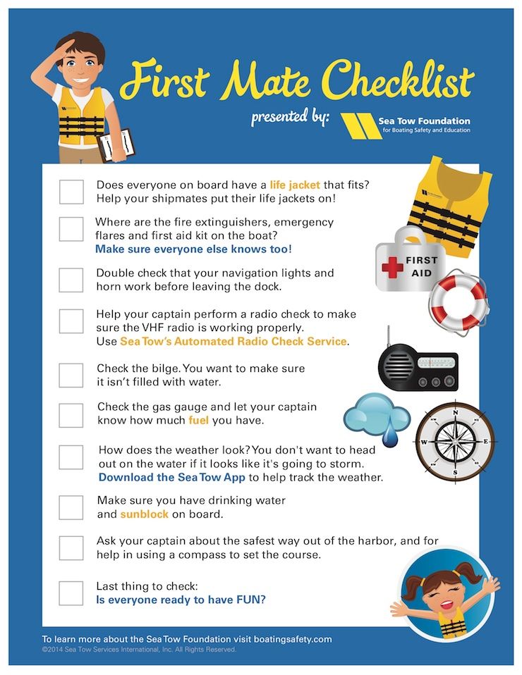 Download and print your own copy of this useful checklist.
