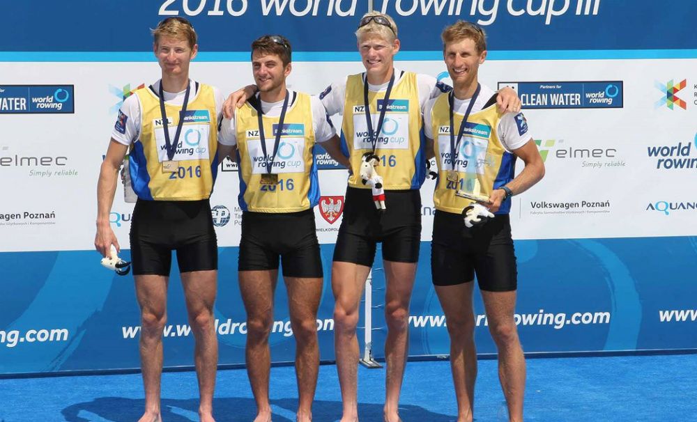 New Zealand’s Lightweight Men’s Four are at the top of their game going into Rio, with fierce competition to look forward to. Photo courtesy of World Rowing/FISA.
