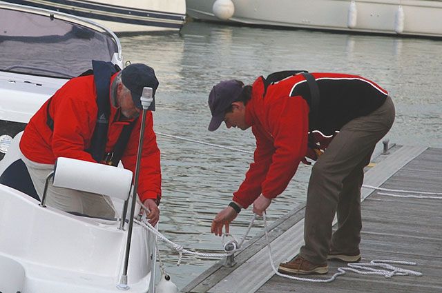 At the final stages never be afraid to ask for help from folks on the dock; it’s better to get a hand than to endure a docking disaster.