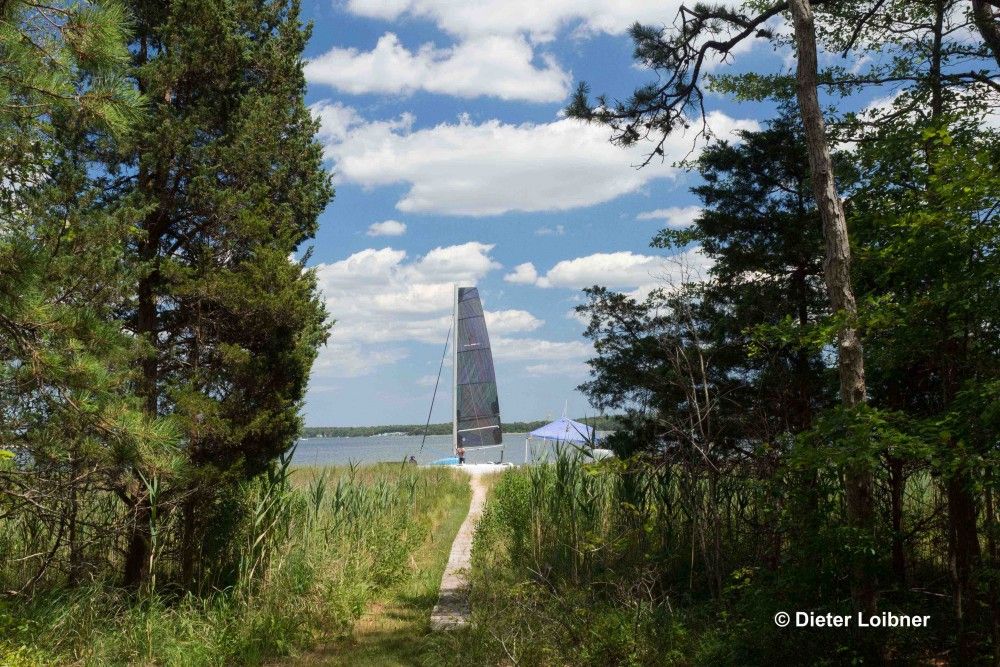 The beach is your friend: The Pulse can be sailed right up onto a sandy shore. Photo: Dieter Loibner.