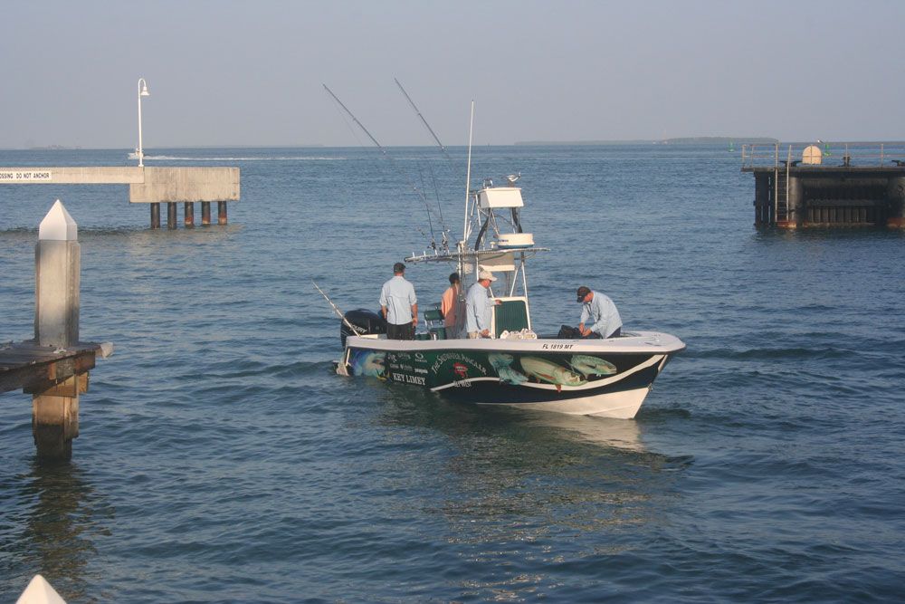 Leave the harbor at Key West, and there’s excellent fishing in every direction. Actually, there’s pretty good fishing right in the harbor, too.