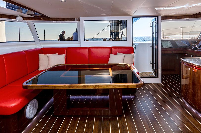 With the first three hulls launched and the next three in various stages of production, the HH66 is still in its honeymoon stage and although considered a “semi-production” build, most owner requests are granted.