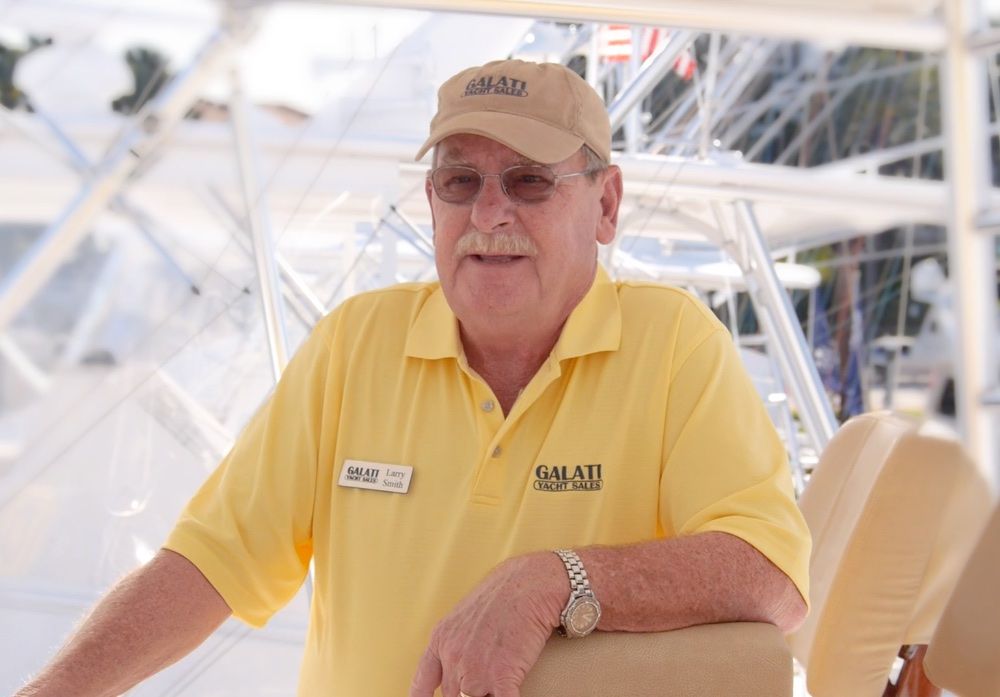 Larry Smith, a Galati sales professional, who specializes in Viking Yachts, maintains a close relationship with customers after the sale. Ed Kukla photo