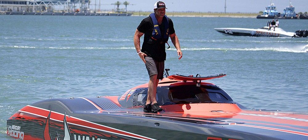 Rusty Rahm will defend his Superboat Unlimited-class 2017 world title in Wake Effects. Photo by Luminetic Media.