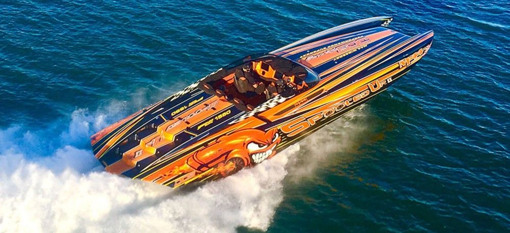 DCB Performance Boat M44. Photo by Todd Taylor/Todd Taylor Images.