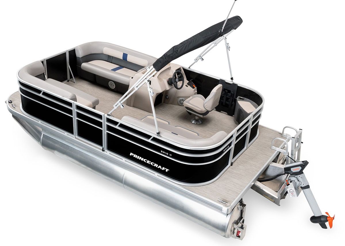 princecraft brioe electric pontoon boat