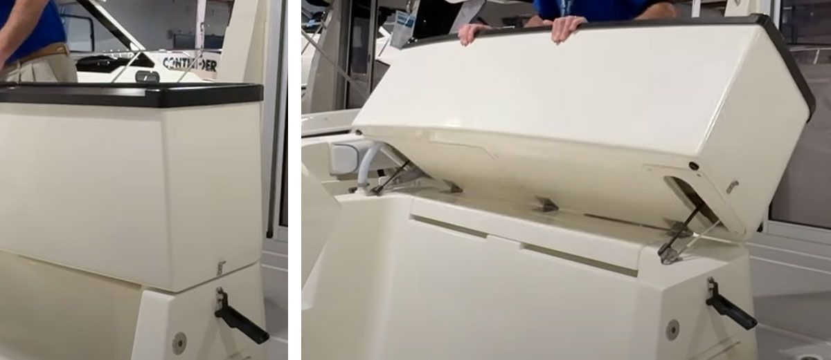bayliner t25 transom livewell