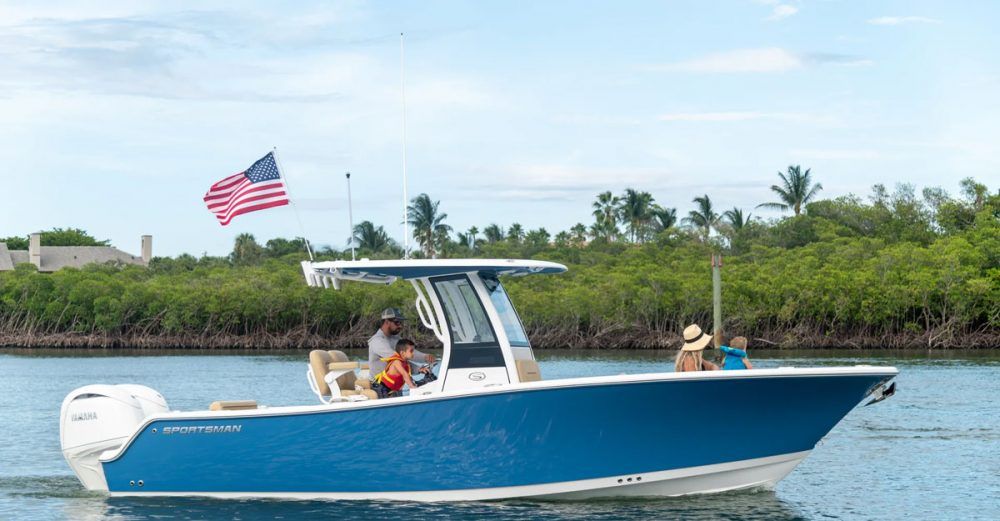 sportsman open 252 affordable offshore fishing boat