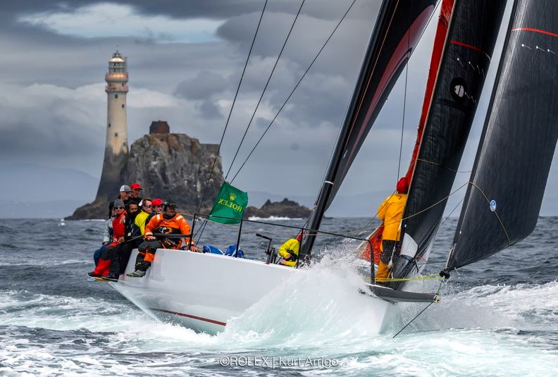 Rolex-Fastnet-Race,-2025-The-Fastnet-rock