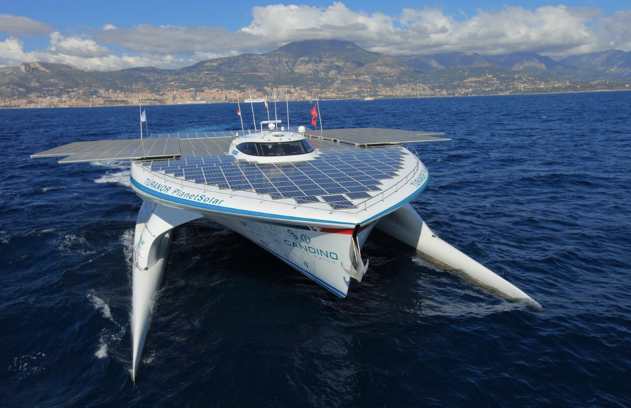 Das Deck bietet sehr viel Platz – für Solarzellen.