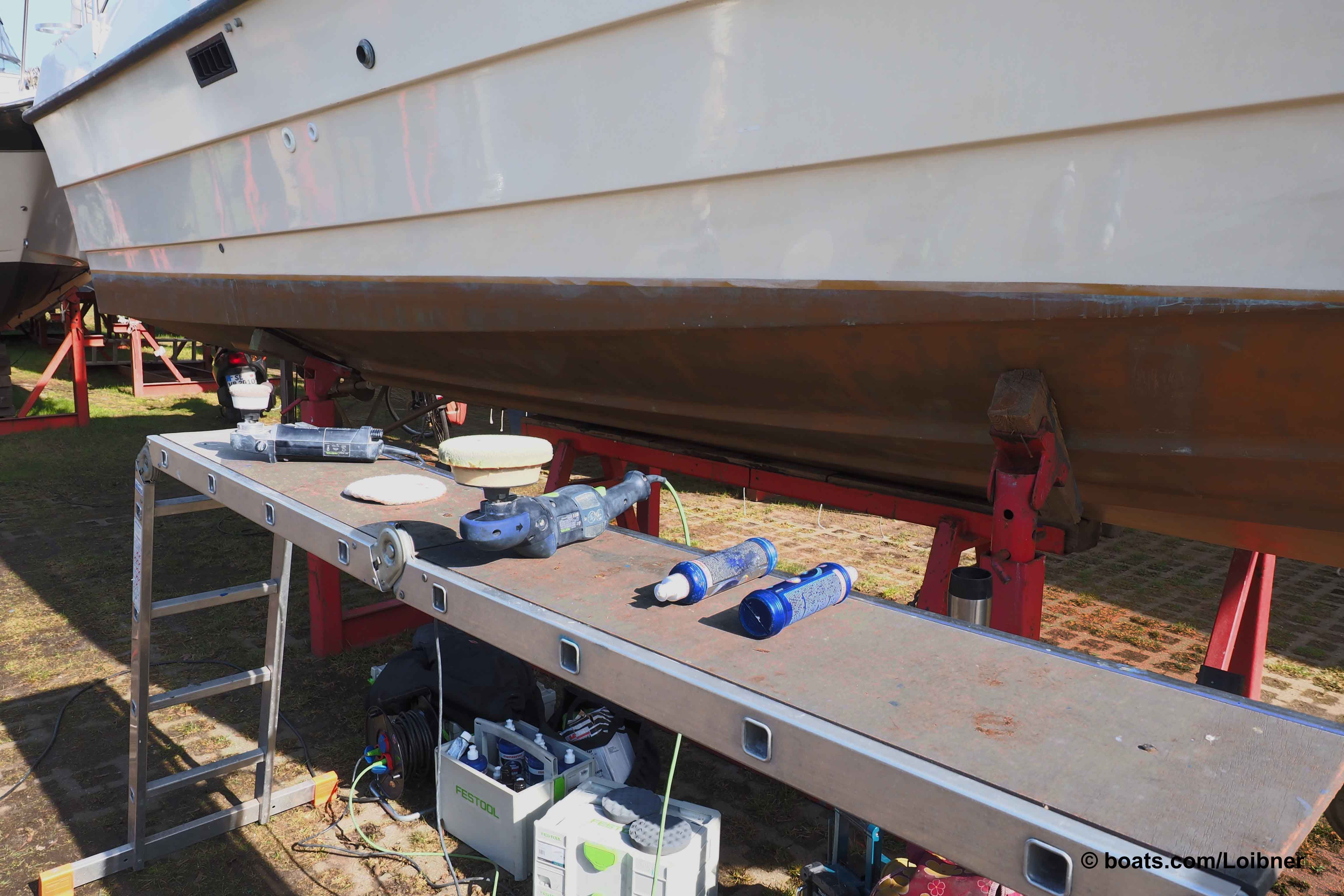 Werkzeug und Polituren für ein schöneres Äußeres. Foto: boats.com/Loibner