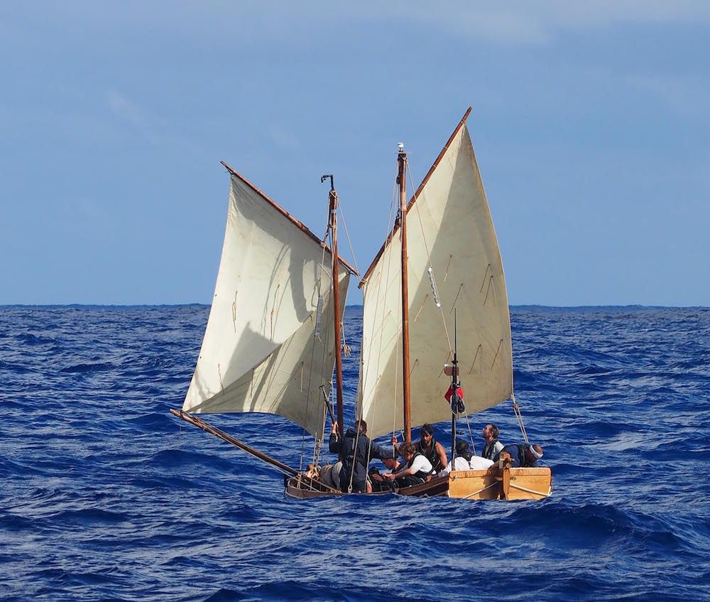 Captain Willaim bligh und seine 18 Fluchtgefährten segelten 4000 Meilen in einer Nußschale. Foto: Channel 4