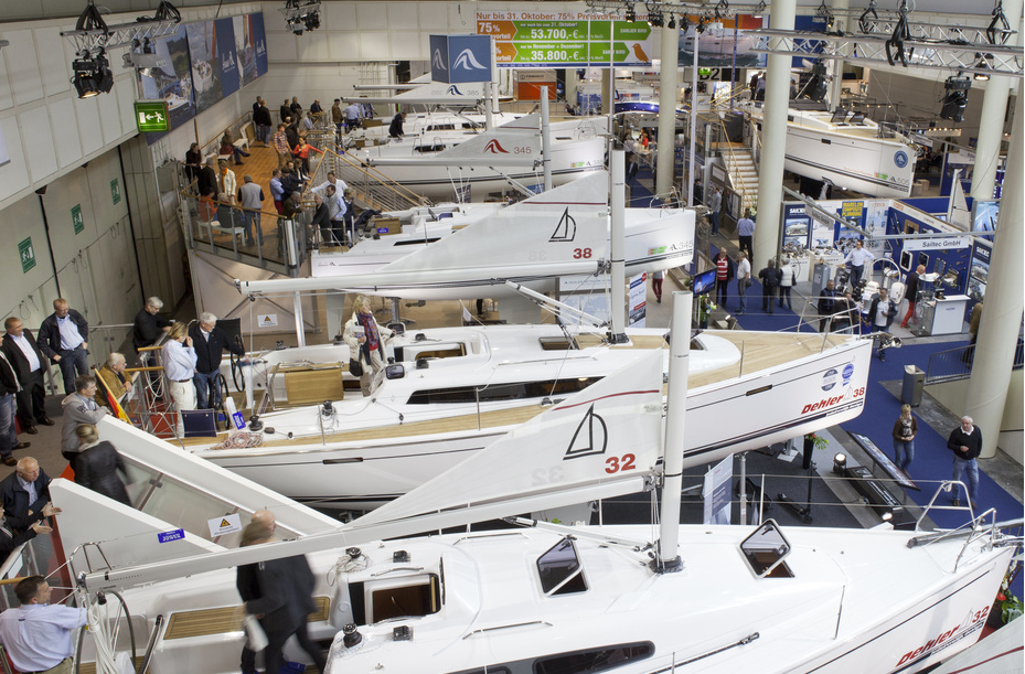 Die Hanse-Gruppe (Dehler, Varianta, Hanse) zeigte sich zufrieden mit der Hanseboot. Foto: YACHT/ S. Reineke