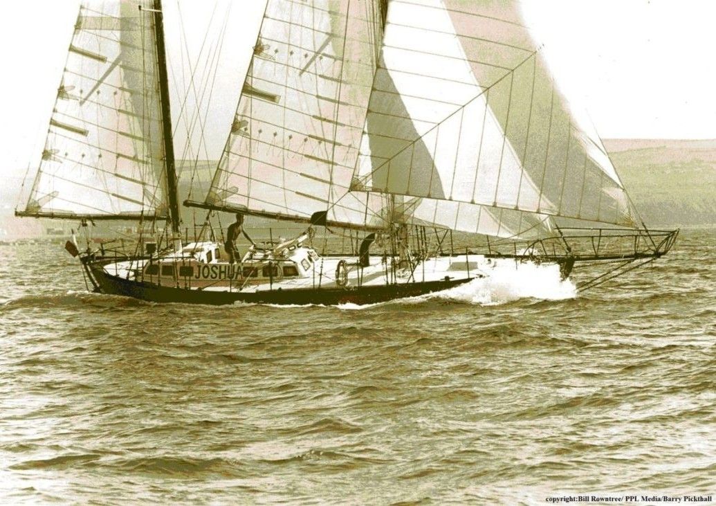 Zum Vergleich das original, mit dem Bernard moitessier beim ersten Golden Globe Race mitmachte - und zur Legende wurde