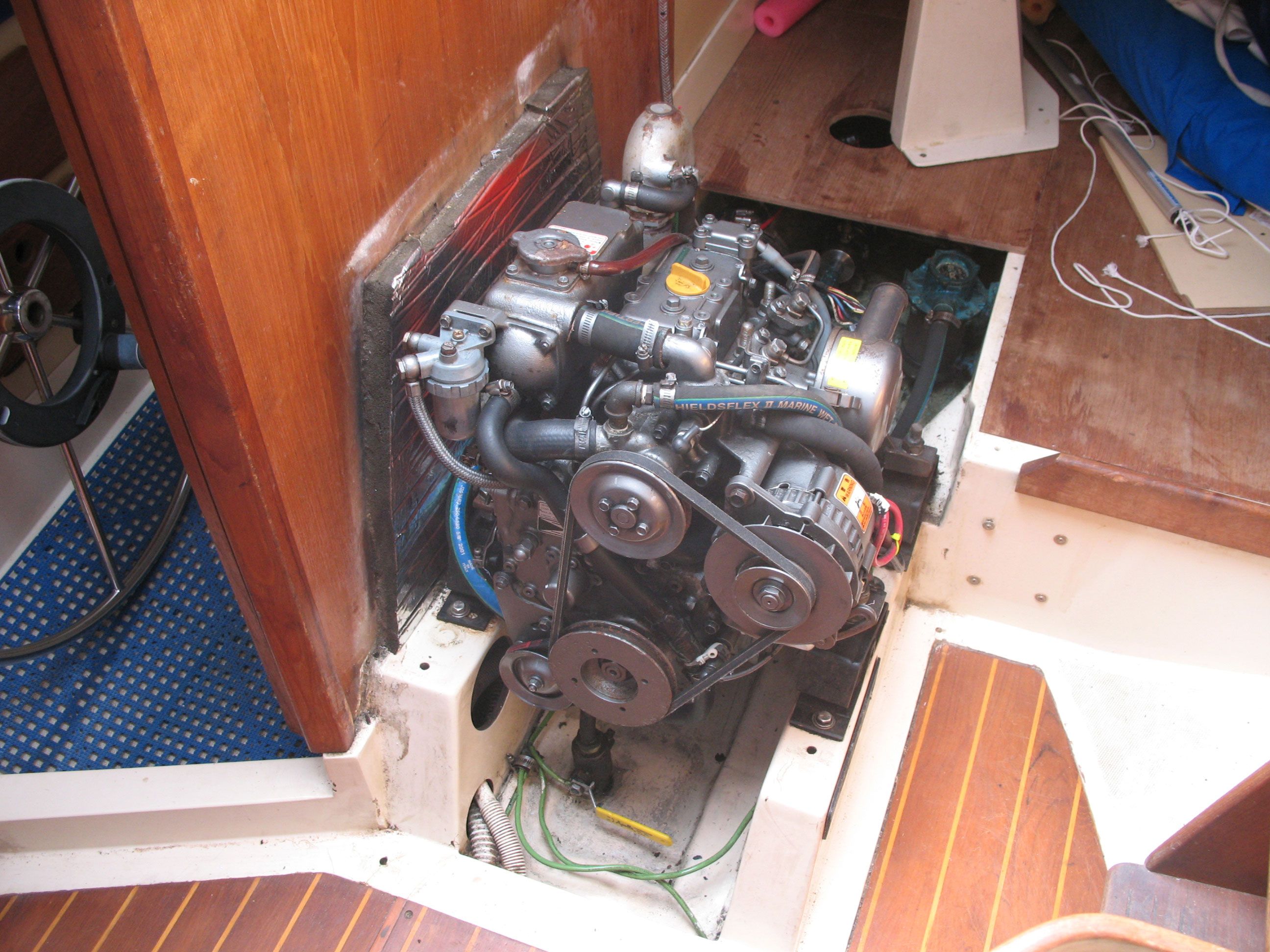 Guter Zugang zur Machine erleichtert die pflege und Wartung. Foto:www.buzzardsbaysailing.frankgerry.com