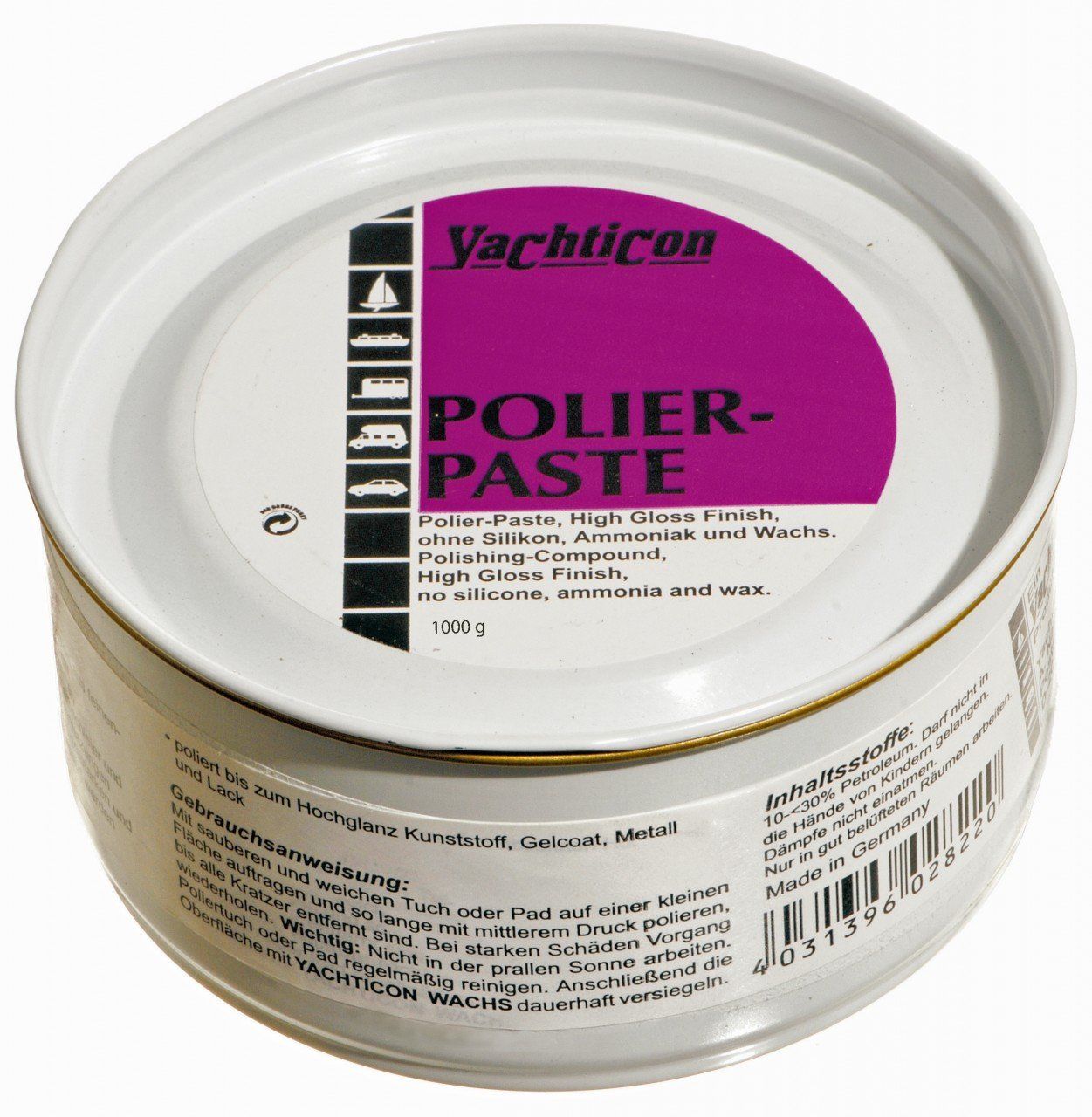 Ein handelsübliches Produkt für die Gelcoatpolitur.