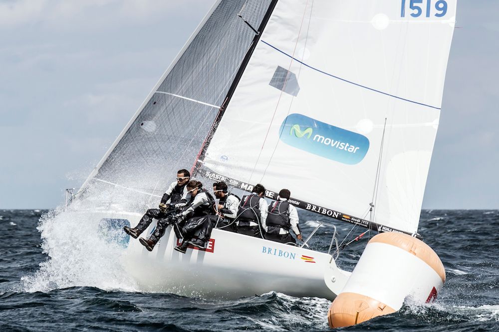 Marc de Antonio y el J80 Bribón-Movistar