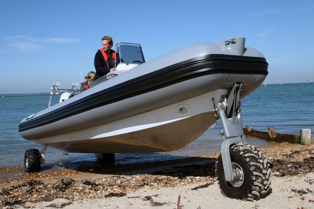 Sealegs 7.1M- semirrígida con ruedas, barcos a motor de diseño innovador